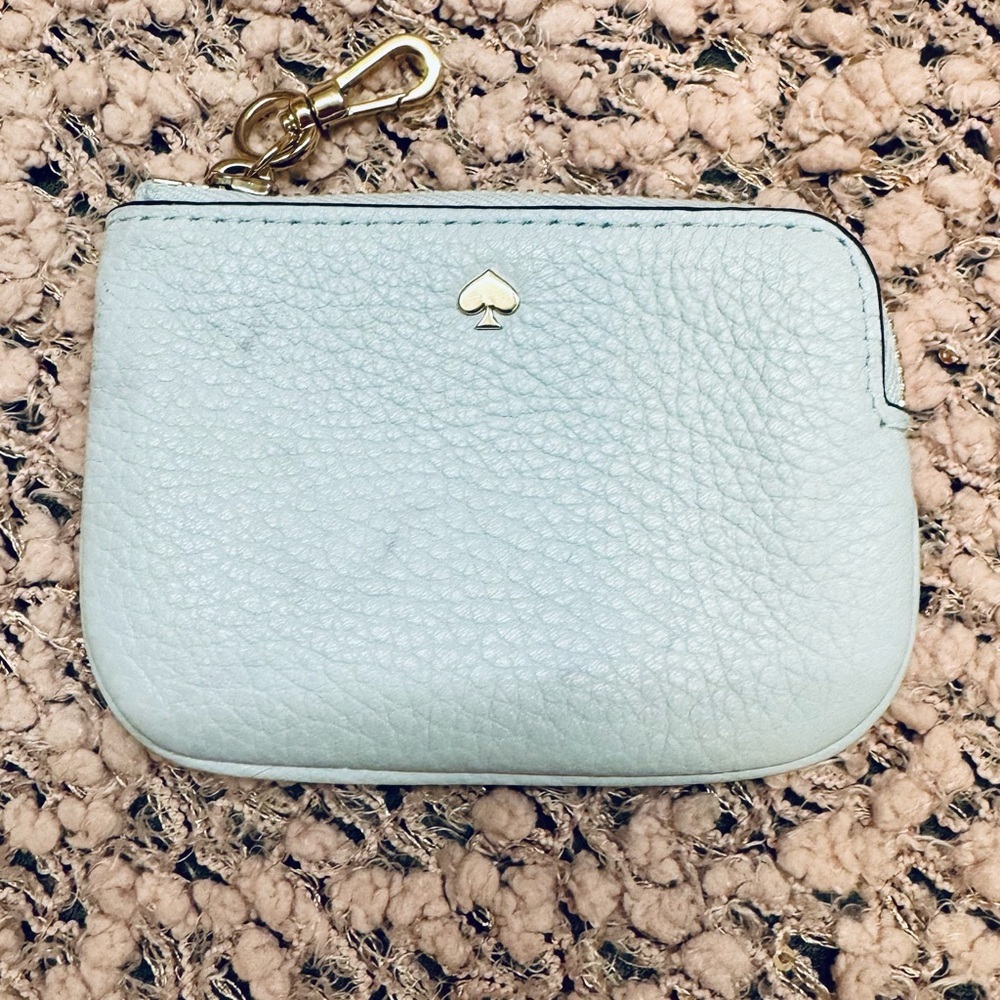 Kate Spade Powder Blue Coin Purse - Picture 2 of 6